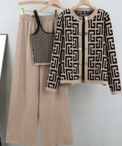 Conjunto vichy de punto