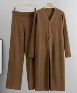 Total look trenzado largo