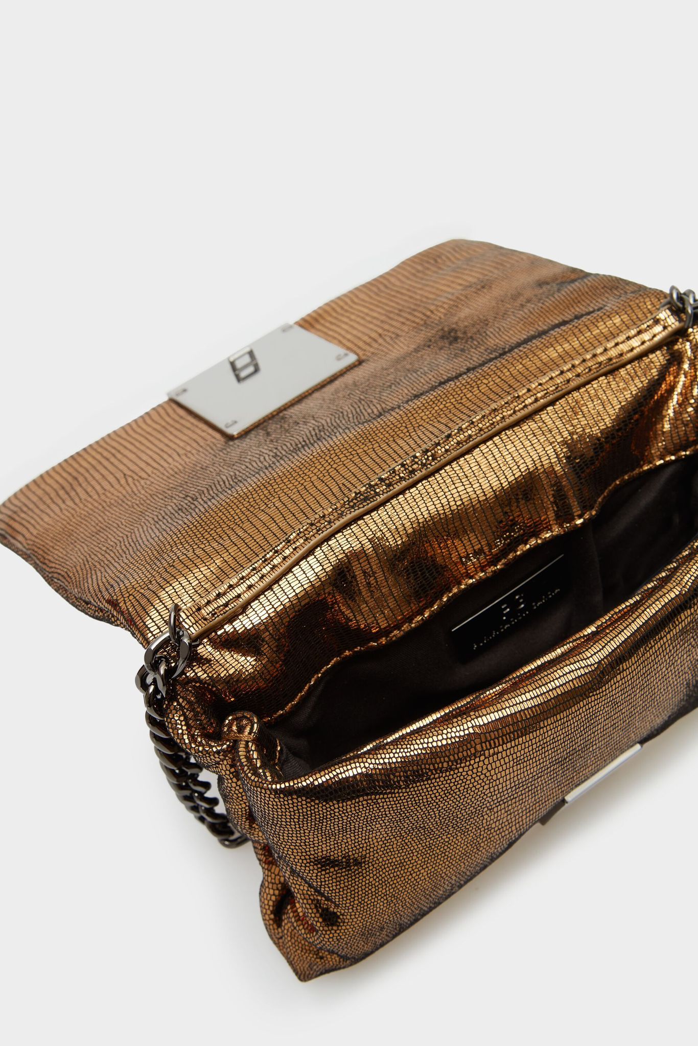PURIFICACIÓN GARCIA CLUTCH BOLSO BRONZE - Imagen 2