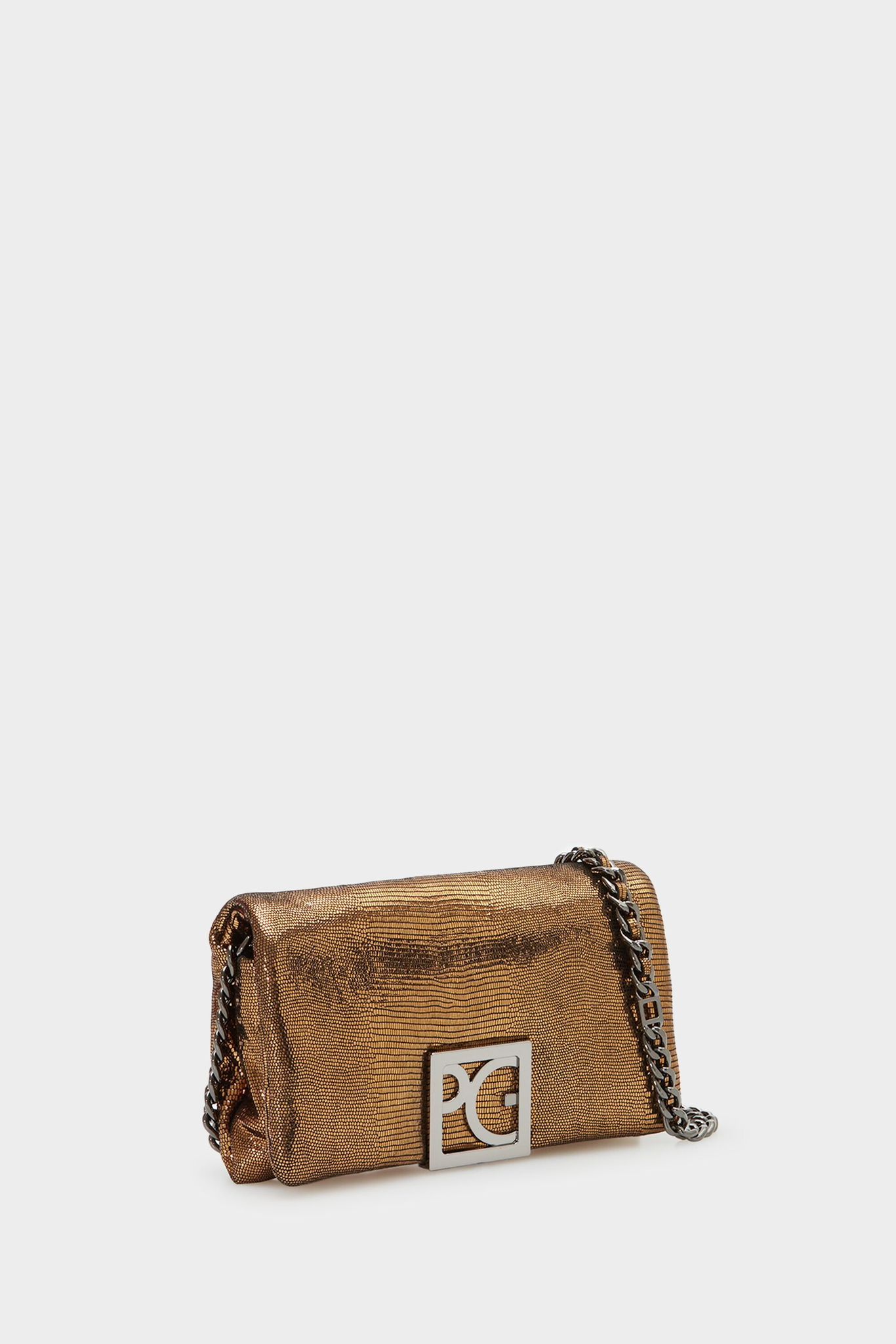 PURIFICACIÓN GARCIA CLUTCH BOLSO BRONZE