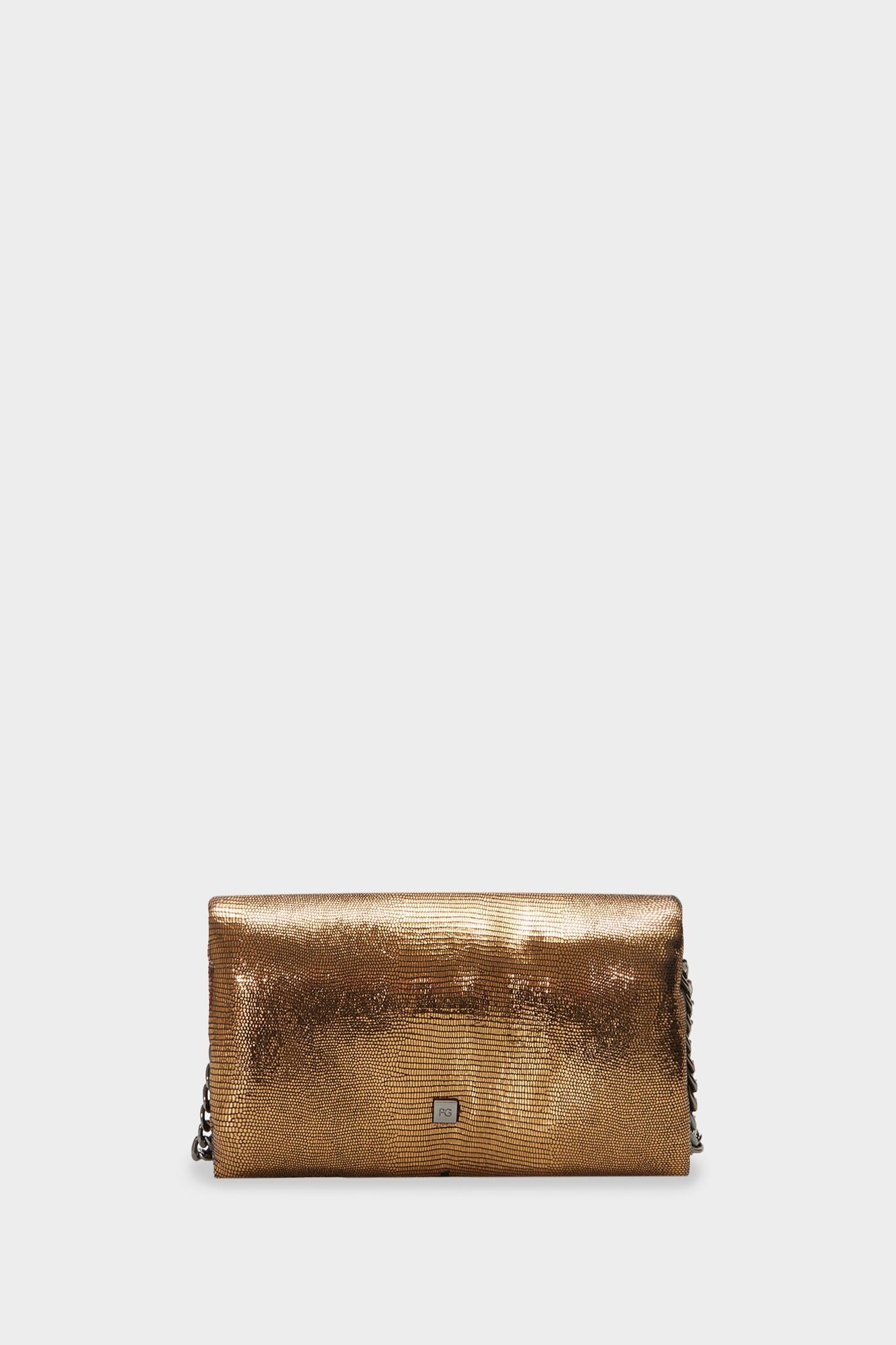 PURIFICACIÓN GARCIA CLUTCH BOLSO BRONZE - Imagen 3