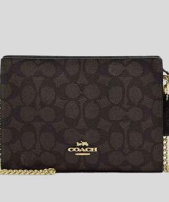COACH SLIM CROSSBODY BAG IN SIGNATURE CANVAS